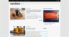 Desktop Screenshot of nerdizm.de